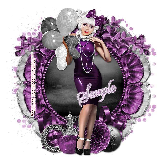 Rhonda's Rockin' Designz Purple Rain FTU